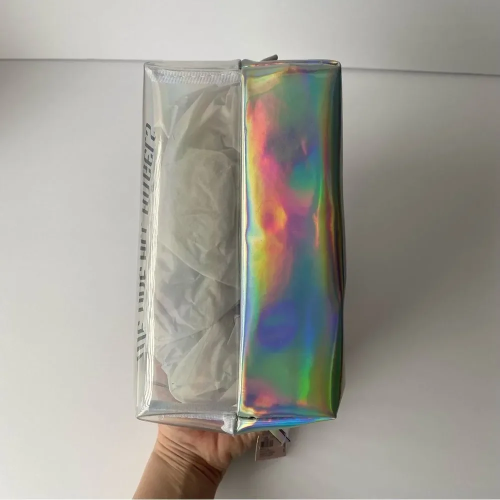 Victoria’s Secret Makeup‎ Bag Toiletries We are all Angels Clear Holographic zip